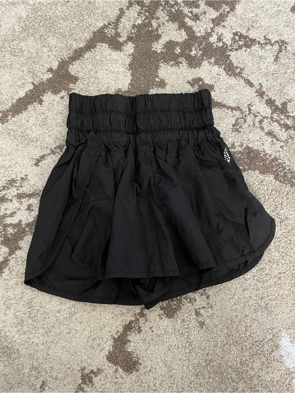 FP Movement The Way Home Run Shorts Black S High Rise Athletic Running